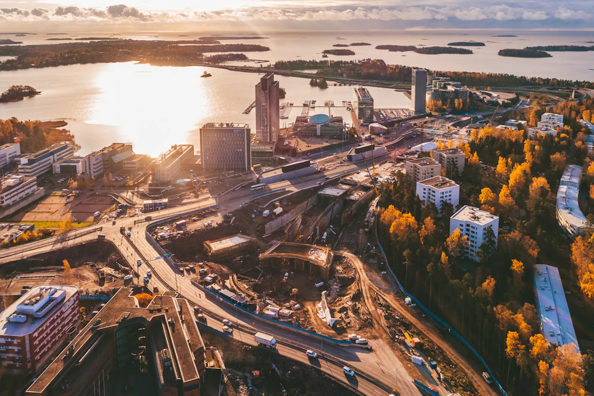 Kuva Keilaniemen kaupunkikeskuksesta