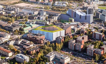 ilmakuva Tikkurilasta Vantaalta