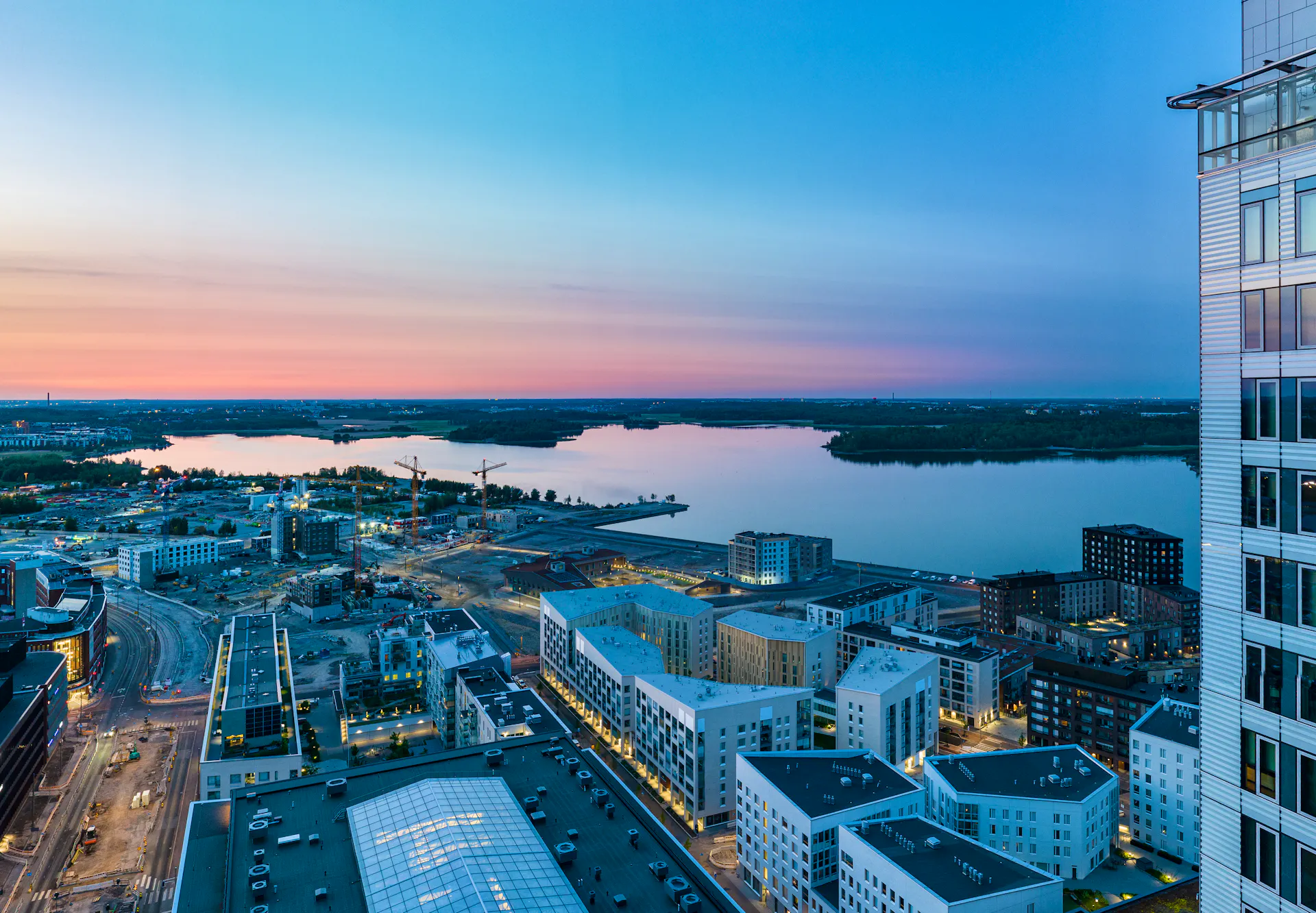 Näkymät Horisontin 24. kerroksesta