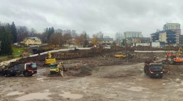 Nissnikun monitoimitalon työmaa 31.10.2025