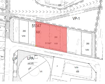 Anna Sahlstenin katu 16 työmaa-alue