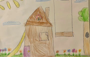 Piirros unelmien kodista