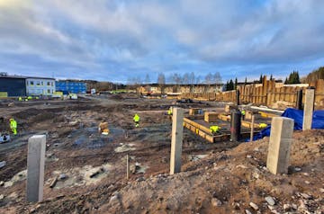 Kuva Nissnikun työmaalta / viikko 48