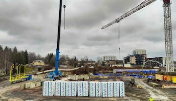 Nissnikun monitoimitalon työmaa 19.12.2025