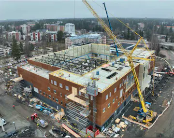 Hyvinkää Areena työmaa 20.3.2026