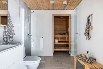 Uudiskodin kylpyhuone