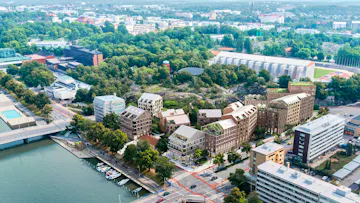 Herkules-korttelin ilmakuva